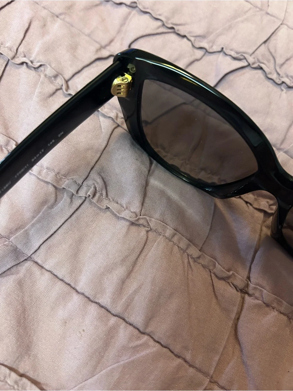 Tory Burch Black Sunglasses with Gold Logo Accent